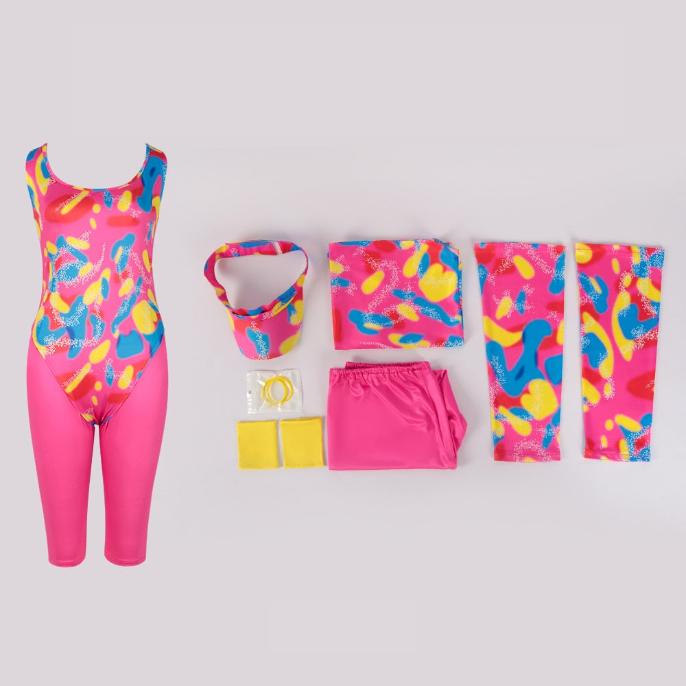 Barbie Women's Swimsuit Costume Set for Beach Performances