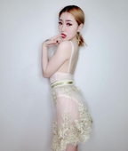 Bar Performance Costume, Stage Outfit, Sheer Bodysuit