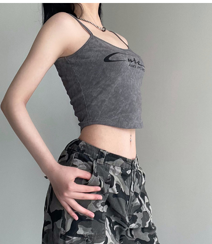 Personalized Slim Fit Sweet Navel Tank Top