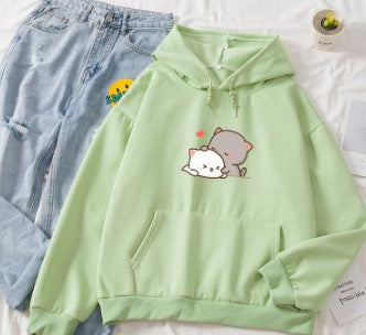 Happy Baby Soft Green Hoodie | Streetwear