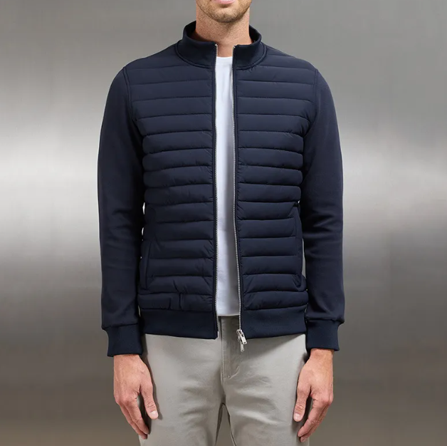Lightweight Knit Stand Collar Jacket