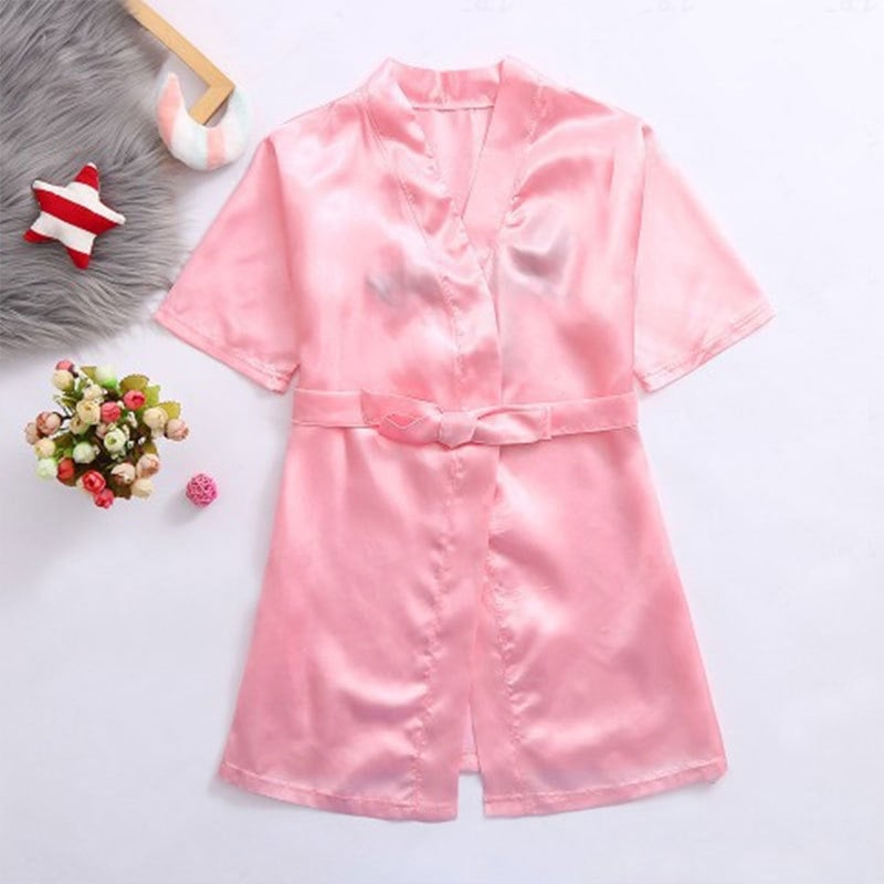 Ice Silk Embroidered Lace Nightgown Pajamas Robe