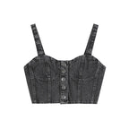 Slimming Denim Camisole Women's Summer Sleeveless Top