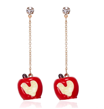 Christmas Earrings - Cute Gold Snowman & Reindeer Design