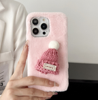 Plush Hat, Phone Case, Christmas Hat | Embroidered Cap