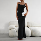 2023 Autumn Women's Slim Fit Spaghetti Strap Dress