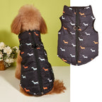 Puppy Cartoon Cardigan Cotton Vest for Dogs