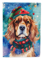 Cavalier Spaniel Christmas Garden Flag