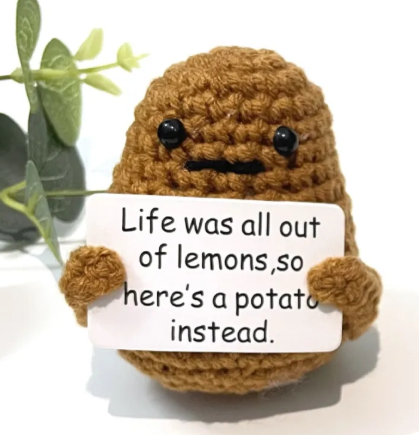 Handmade Wool Poop Pendant