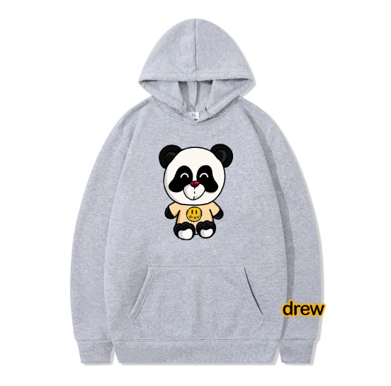 Cute Printed Long Sleeve Hooded Sweater for Women
