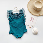 2024 Summer Girls' Swimwear Princess One-Piece Outfit