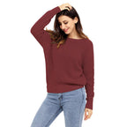 Loose Round Neck Pullover Sweater | Streetwear