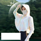 Solar Silk Jacket for Women, Versatile Hooded Cardigan