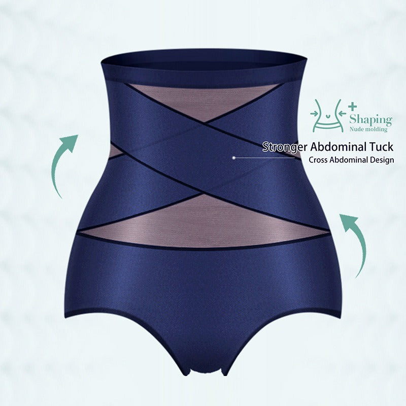 Ice Silk Shaping High Waist Panties