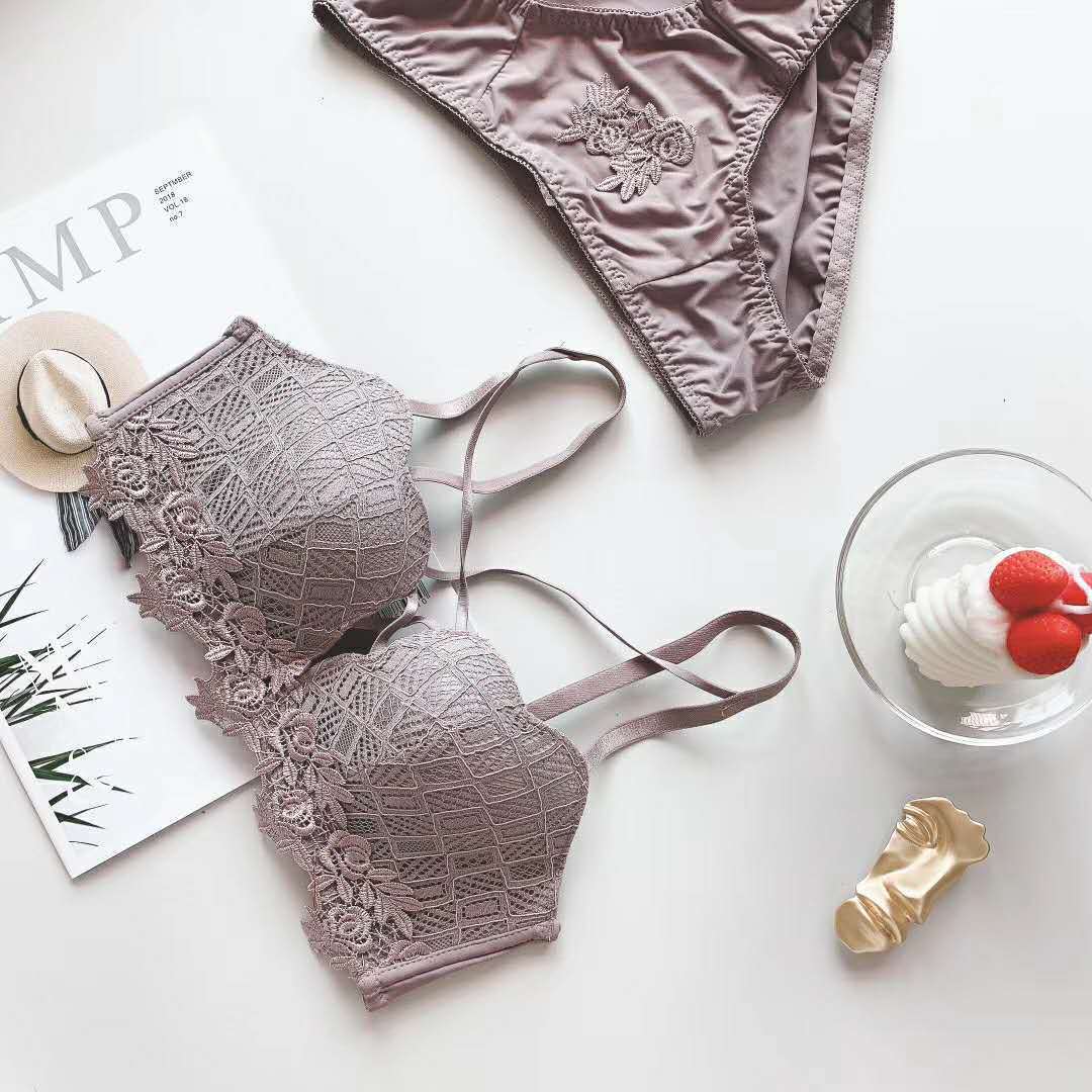 Cross Back Bra Set for Girls