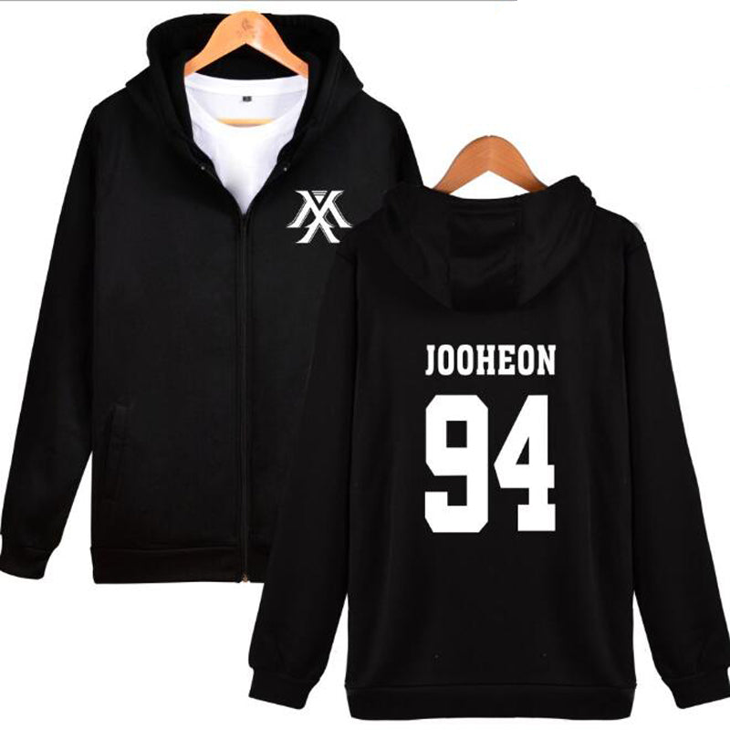 KPOP Monsta X Hoodie Jacket for Women (4XL) | Streetwear