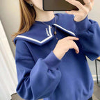 Women's Asymmetrical Embroidered Sweatshirt 2023 Autumn | Streetwear
