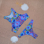 New Women's Two-Piece Printed Bikini Swimwear Set