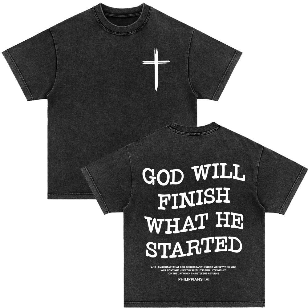 Bible Verse Retro T-shirt | Faith Streetwear