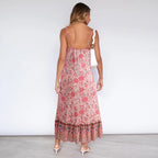 2021 Women's Casual Boho Floral V-Neck Summer Dress