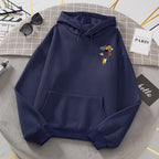 Popular Women's Cat Pocket Fleece Hoodie Sweater