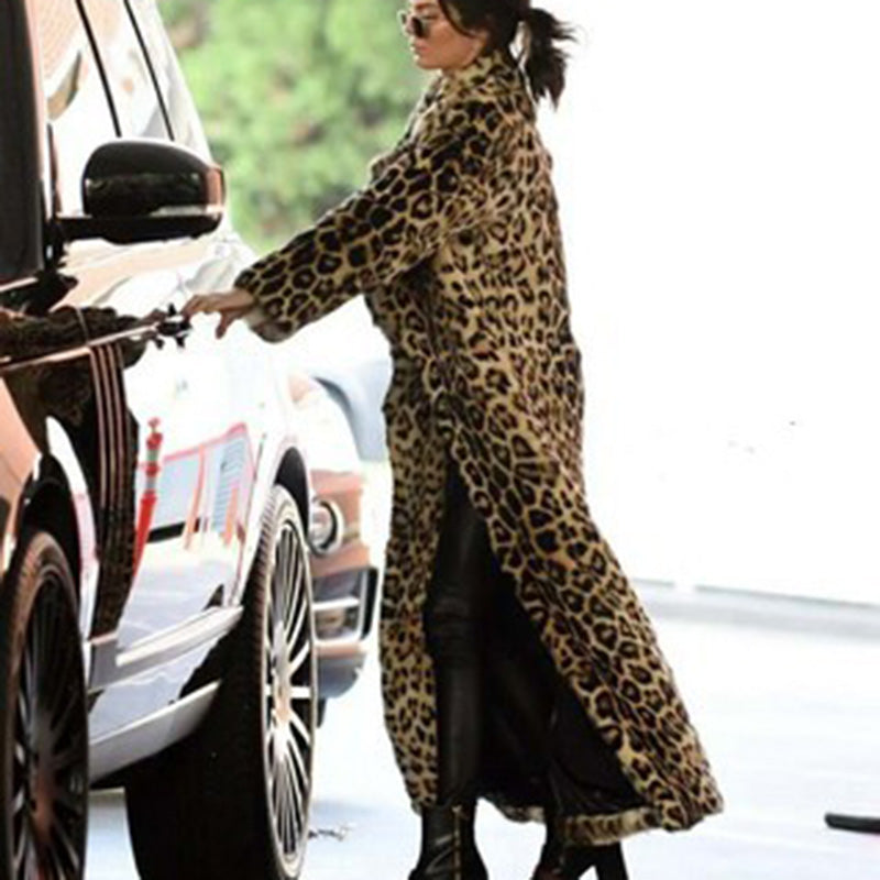 Super Long Fur Coat for Women - Lengthening & Slimming