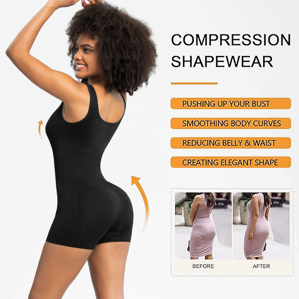 Seamless Yoga Bodysuit with Stretch for Women