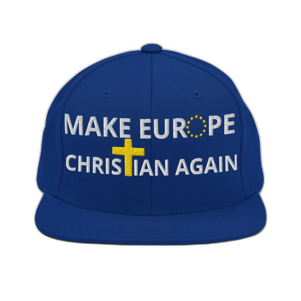 Anointed Attire MECA Christian Hat - Make Europe Christian Again Embroidered Cap