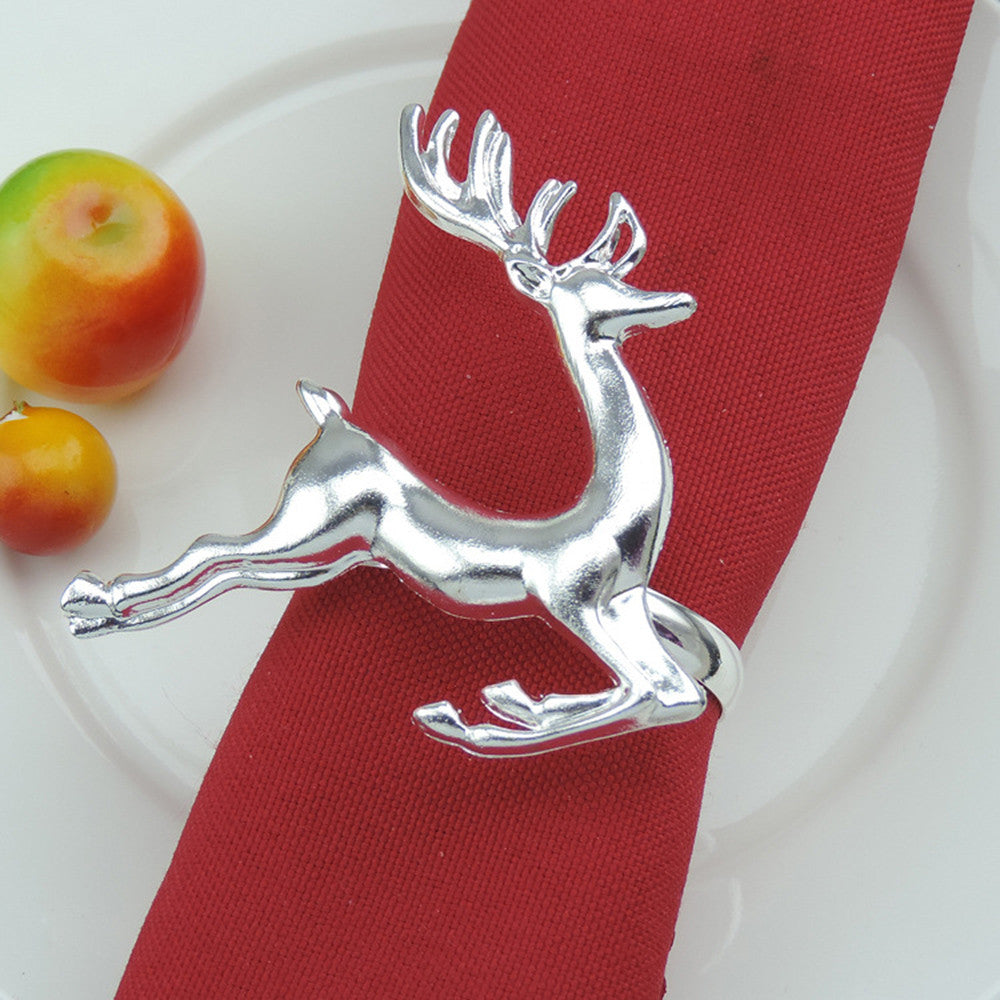 Elegant Deer Napkin Ring for Fine Dining (Christmas Gift)