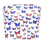 Off-Shoulder Butterfly Print Crop Top Tank Top