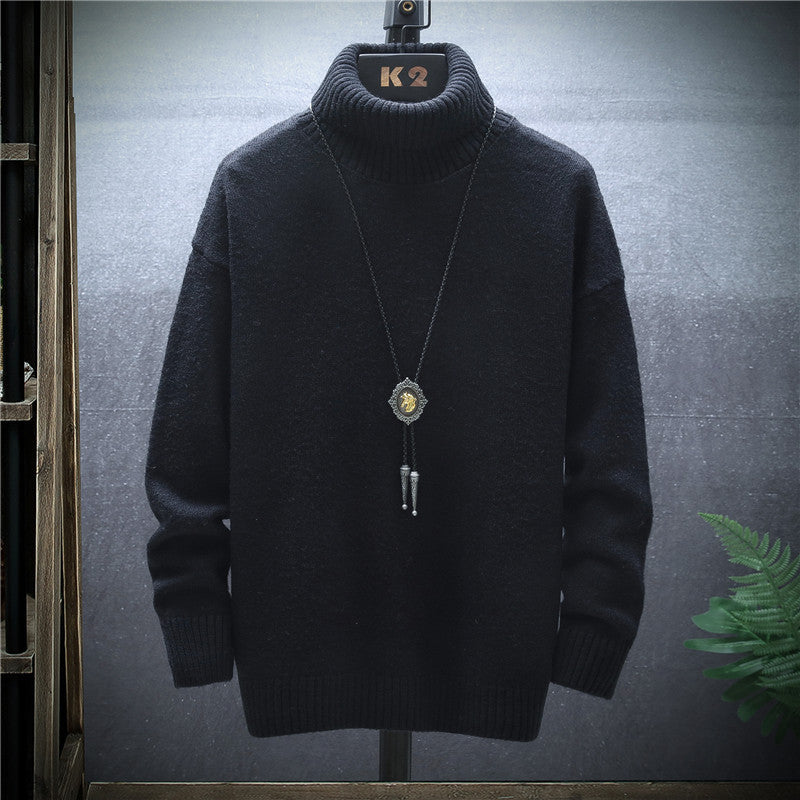 Thickened Velvet Base Sweater for Middle School Students