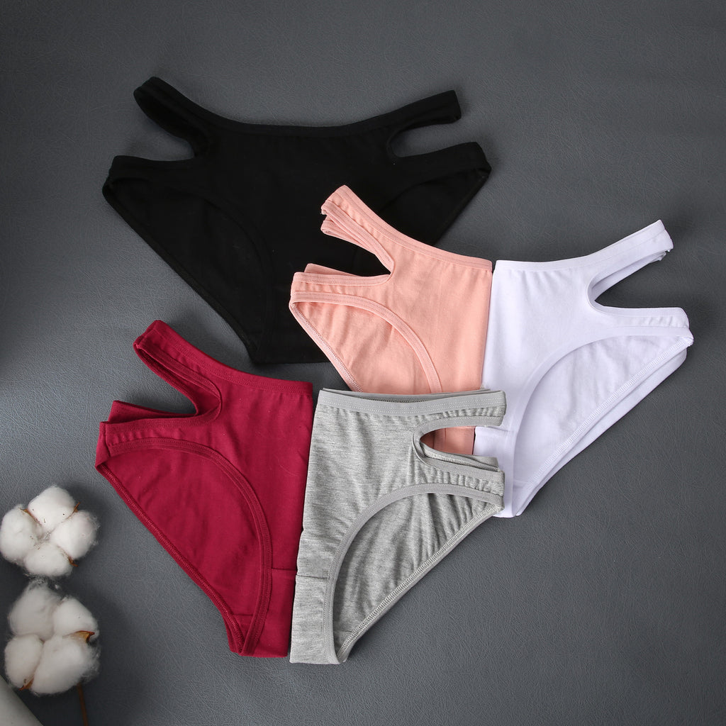 Breathable Cotton Ladies' Sexy Hot Buttocks Panties