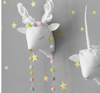 Reindeer and Sheep Wall Decor for Kids' Christmas Room