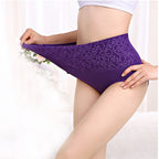 Plus Size High Waist Cotton Tummy Tuck Panties for Women