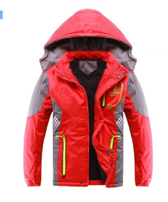 Warm Windbreaker Jacket for Older Children