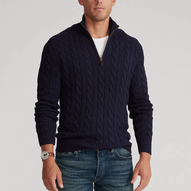 Men's Thick Turtleneck Sweater