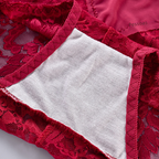 Lace Mid-Rise Sheer Mesh Thong for Comfort and Style