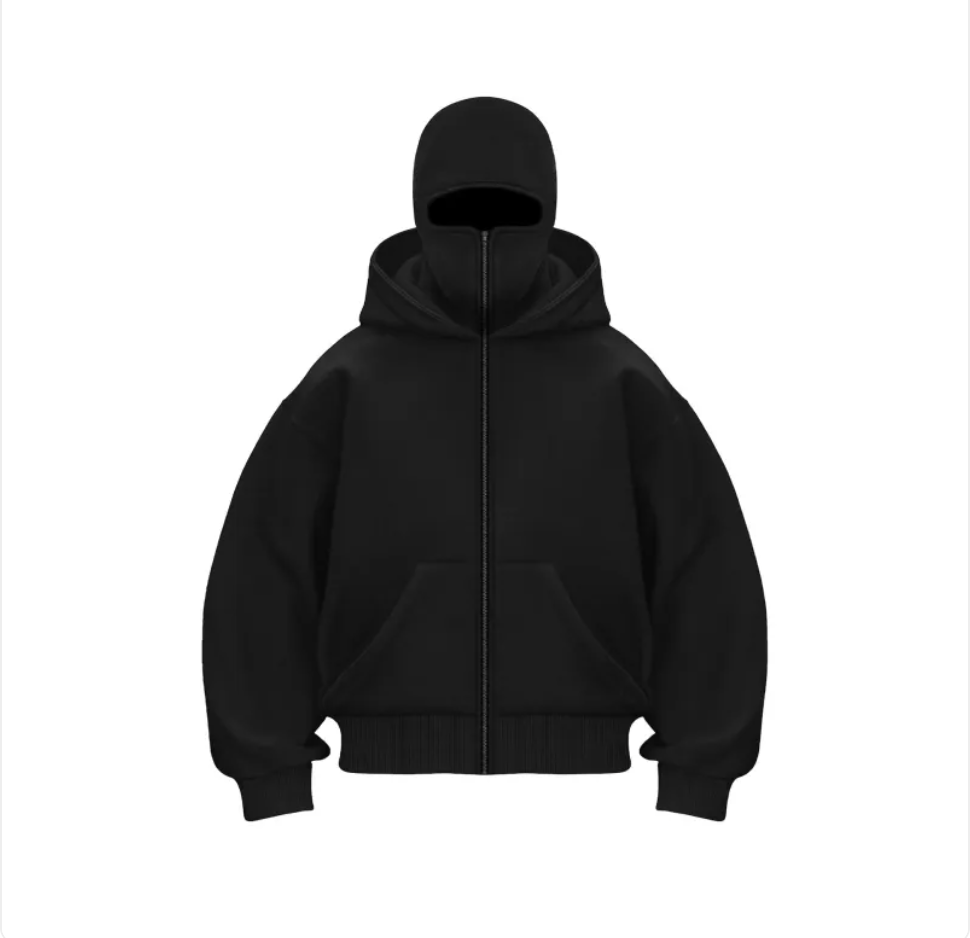 Fleece-Lined Double Hood Sweater