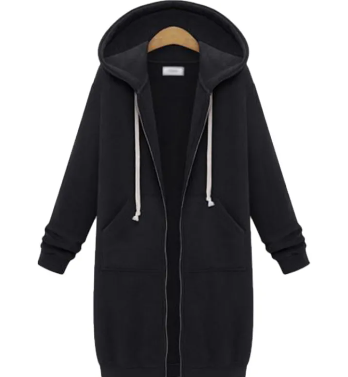 Women's Long Hooded Jacket