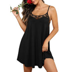 Summer Lace Loose Plus Size Women’s Nightgown Dress