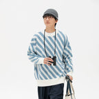 Trendy Men's Loose Knitted Pullover Sweater | Streetwear