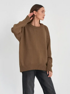 Loose Crew Neck Sweatshirt for Women | Streetwear