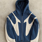 Trendy Hooded Zipper Cardigan