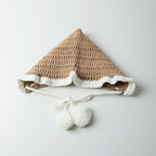 Women's Sweet Knitted Wool Hat | Embroidered Cap
