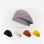 Warm Knitted Wool Hat for Cold Weather | Embroidered Cap