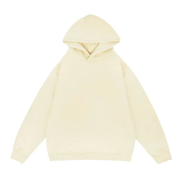 Men's Loose Fit Solid Color Sport Pullover Hoodie