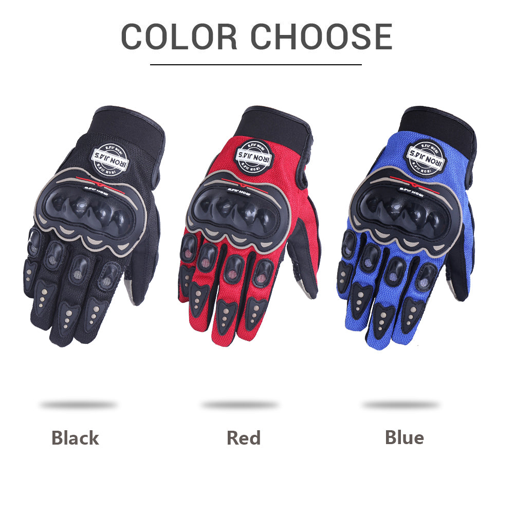 IRON JIA Full Finger Motorcycle Gloves - Touch Screen Gear