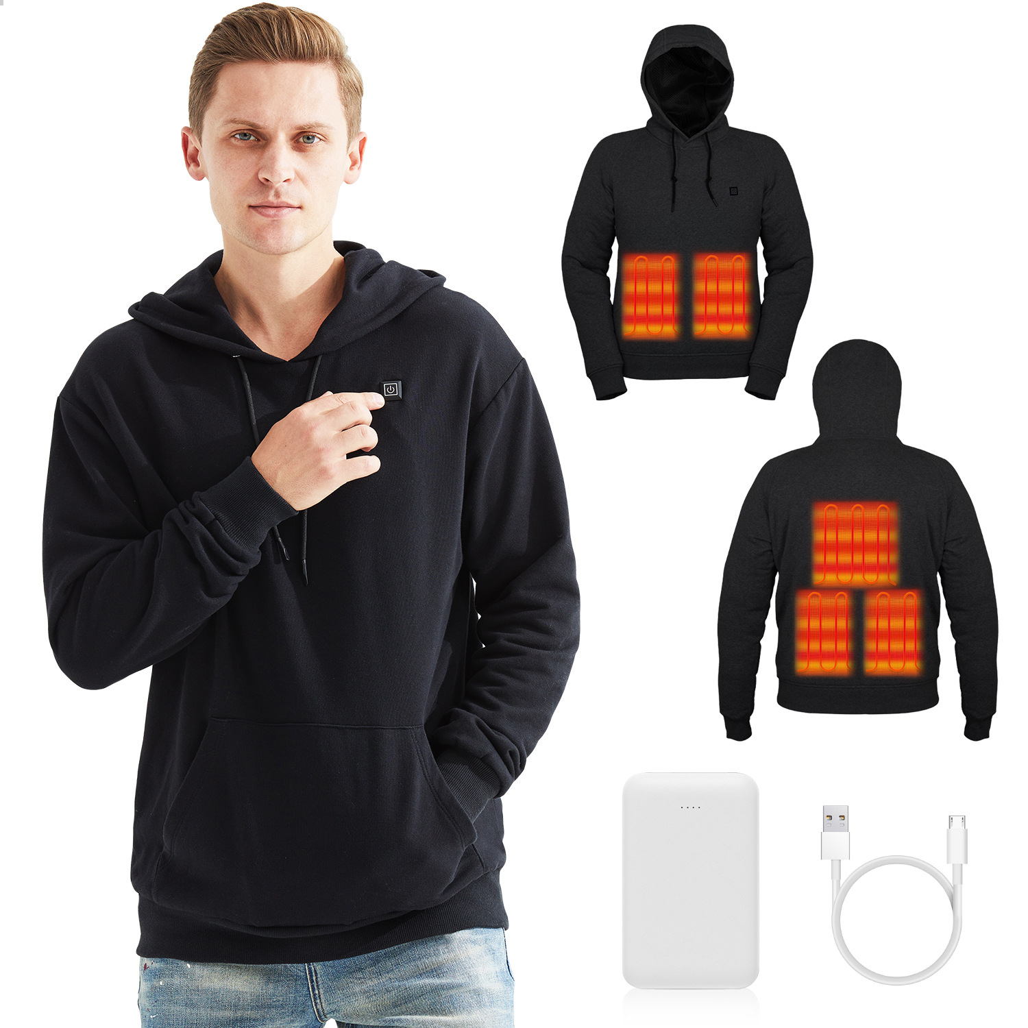 Heated Winter Hoodie | Streetwear