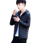 Men's Lightweight Cotton-Padded Jacket with Hood