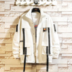 2024 Autumn Men's Hooded Windbreaker Slim Fit Jacket
